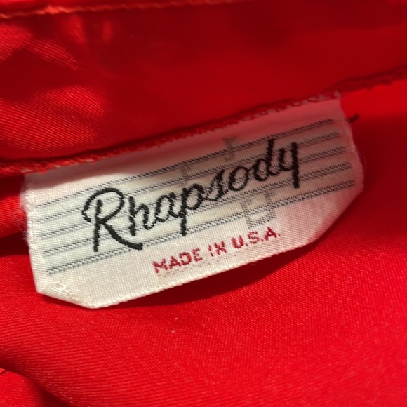 VTG Red Blouse - Picture 9 of 9